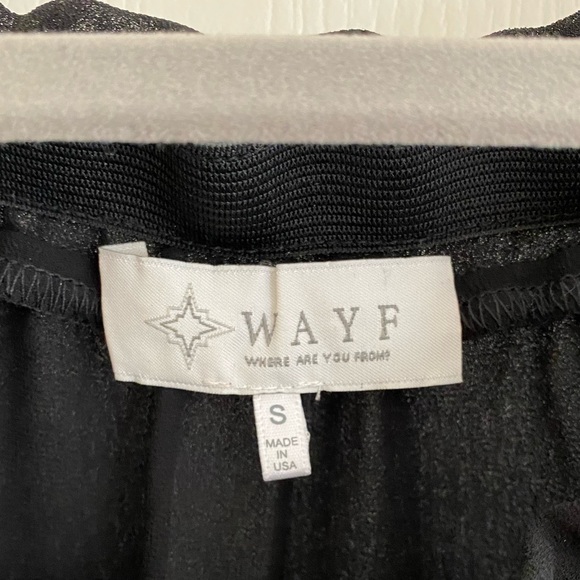 WAYF black off the shoulder top blouse NWOT small - Picture 4 of 4